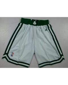 Boston Celtics White NBA Shorts