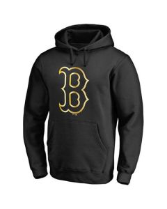 Boston Red Sox Gold Collection Pullover Hoodie Black