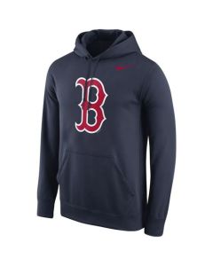 Boston Red Sox Logo Performance Pullover Navy MLB Hoodie