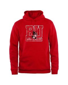 Boston University Big & Tall Classic Primary Pullover Hoodie Red