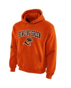 Bowling Green St. Falcons Midsize Arch Pullover Hoodie Orange