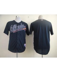 Braves Blank Blue Alternate Stitched MLB Jersey