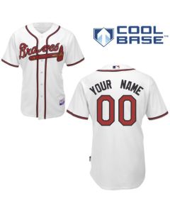 Braves Personalized Authentic White MLB Jersey