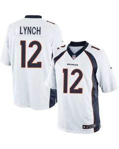 Broncos #12 Paxton Lynch White Men's Stitched NFL Limited Jersey