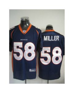 Broncos #58 Von Miller Blue Stitched Youth NFL Jersey