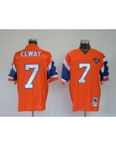 Broncos #7 John Elway Orange Stitched Youth NFL Jersey
