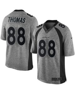 Broncos #88 Demaryius Thomas Gray Men's Stitched NFL Limited Gridiron Gray Jersey
