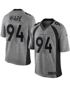 Broncos #94 DeMarcus Ware Gray Men's Stitched NFL Limited Gridiron Gray Jersey