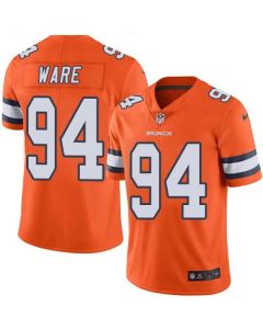 Broncos #94 DeMarcus Ware Orange Men's Stitched NFL Limited Rush Jersey