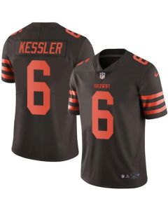 Browns #6 Cody Kessler Brown Men's Stitched NFL Limited Rush Jersey