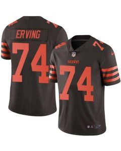 Browns #74 Cameron Erving Brown Men's Stitched NFL Limited Rush Jersey