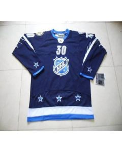 Bruins #30 Tim Thomas 2012 All Star Navy Blue Stitched NHL Jersey