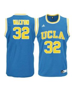 Bruins #32 Bill Walton Blue Basketball Stitched NCAA Jersey