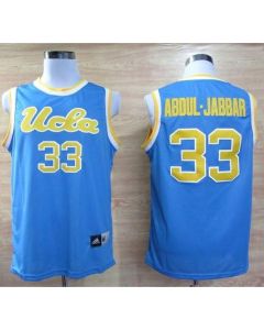 Bruins #33 Kareem Abdul-Jabbar Blue Basketball Stitched NCAA Jersey