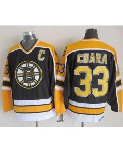 Bruins #33 Zdeno Chara Black CCM Throwback New Stitched NHL Jersey
