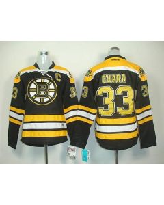 Bruins #33 Zdeno Chara Black Women's Home Stitched NHL Jersey