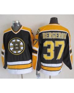 Bruins #37 Patrice Bergeron Black CCM Throwback New Stitched NHL Jersey
