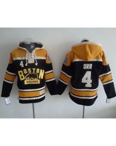 Bruins #4 Bobby Orr Black 2016 Winter Classic NHL Hoodie