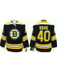 Bruins #40 Tuukka Rask Black Youth Stitched NHL Jersey