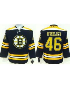 Bruins #46 David Krejci Black Youth Stitched NHL Jersey