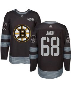 Bruins #68 Jaromir Jagr Black 1917-2017 100th Anniversary Stitched NHL Jersey