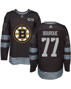 Bruins #77 Ray Bourque Black 1917-2017 100th Anniversary Stitched NHL Jersey
