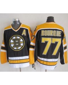 Bruins #77 Ray Bourque Black CCM Throwback New Stitched NHL Jersey