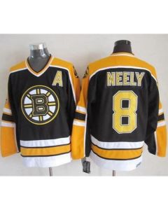 Bruins #8 Cam Neely Black CCM Throwback New Stitched NHL Jersey