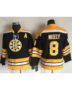 Bruins #8 Cam Neely Black CCM Youth Stitched NHL Jersey