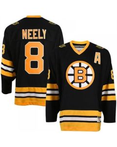 Bruins #8 Cam Neely Stitched Black NHL Jersey