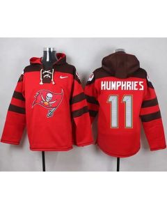 Buccaneers #11 Adam Humphries Red Player Pullover NFL Hoodie