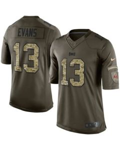 Buccaneers #13 Mike Evans Green Men's Stitched NFL Limited Salute to Service Jersey