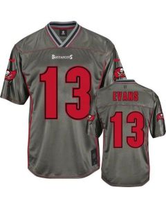 Buccaneers #13 Mike Evans Grey Men's Stitched NFL Elite Vapor Jersey