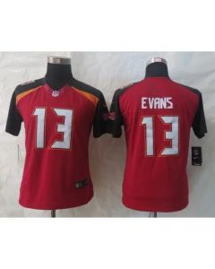 Buccaneers #13 Mike Evans Red Team Color Women's Stitched NFL New Limited Jersey