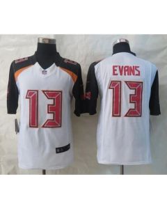Buccaneers #13 Mike Evans White Men's Stitched NFL New Limited Jersey