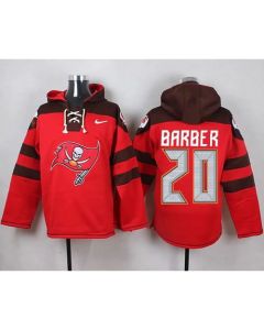 Buccaneers #20 Ronde Barber Red Player Pullover NFL Hoodie