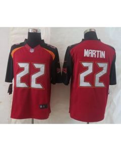 Buccaneers #22 Doug Martin Red Team Color Men's Stitched NFL New Limited Jersey