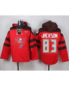 Buccaneers #83 Vincent Jackson Red Player Pullover NFL Hoodie