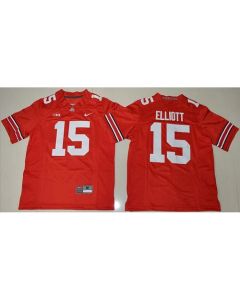 Buckeyes #15 Ezekiel Elliott Red Stitched Youth NCAA Jersey
