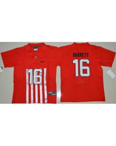 Buckeyes #16 J. T. Barrett Red Alternate Elite Stitched Youth NCAA Jersey