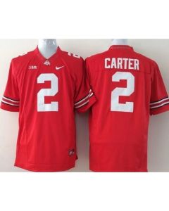 Buckeyes #2 Cris Carter Red Stitched Youth NCAA Jersey