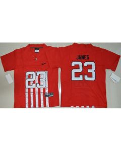 Buckeyes #23 Lebron James Red Alternate Elite Stitched Youth NCAA Jersey