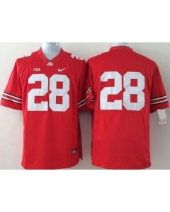 Buckeyes #28 Dominic Clarke Red Stitched Youth NCAA Jersey