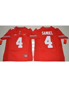 Buckeyes #4 Curtis Samuel Red Stitched NCAA Jersey