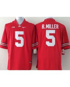 Buckeyes #5 Braxton Miller Red Stitched Youth NCAA Jersey