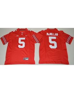 Buckeyes #5 Raekwon McMillan Red Stitched Youth NCAA Jersey