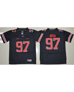 Buckeyes #97 Joey Bosa Black(Red No.) Limited Stitched Youth NCAA Jersey