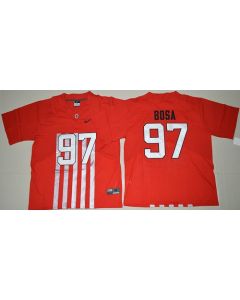 Buckeyes #97 Joey Bosa Red Alternate Elite Stitched NCAA Jersey