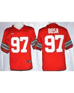 Buckeyes #97 Joey Bosa Red Diamond Quest Stitched NCAA Jersey