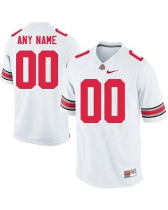 Buckeyes Personalized Authentic White NCAA Jersey